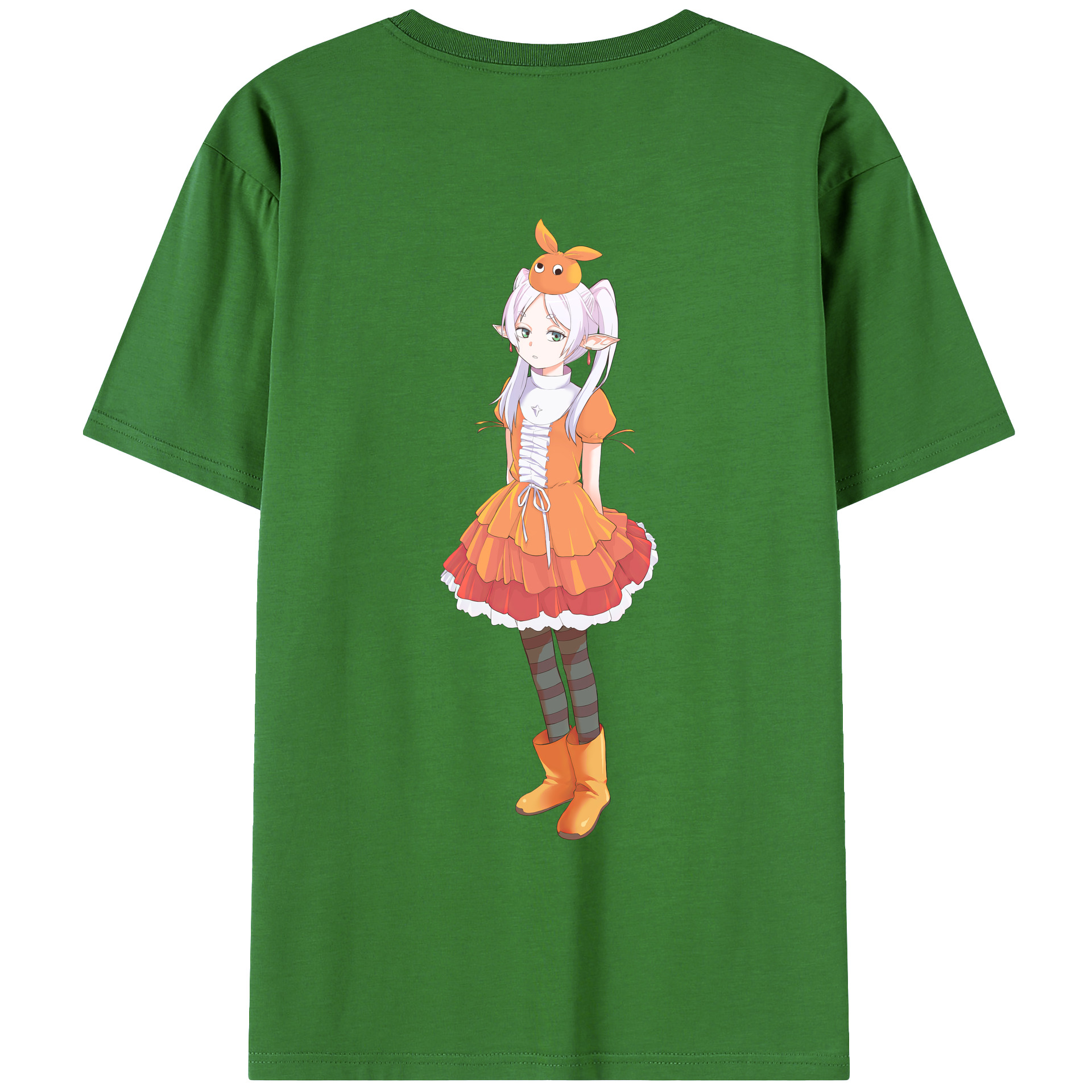 （画像用） 葬送のフリーレン Frieren レディース半袖Tシャツ(バックプリント)